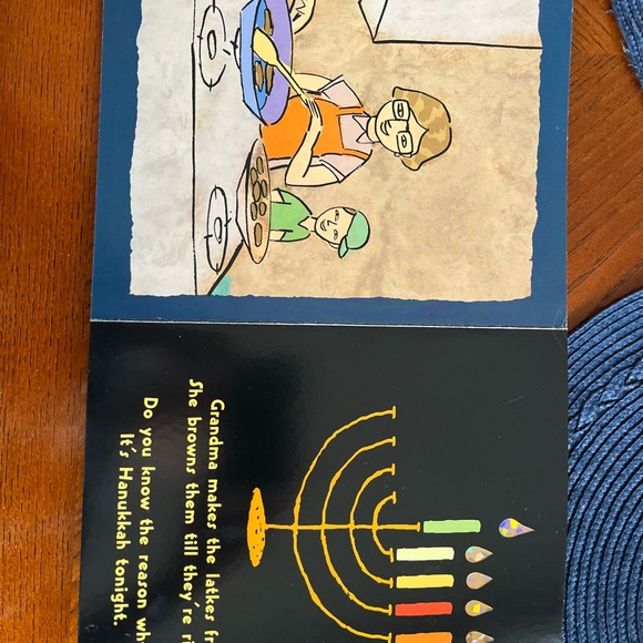 Hanukkah Candles with Menorah 🕎 and Book - Picture 6 of 8